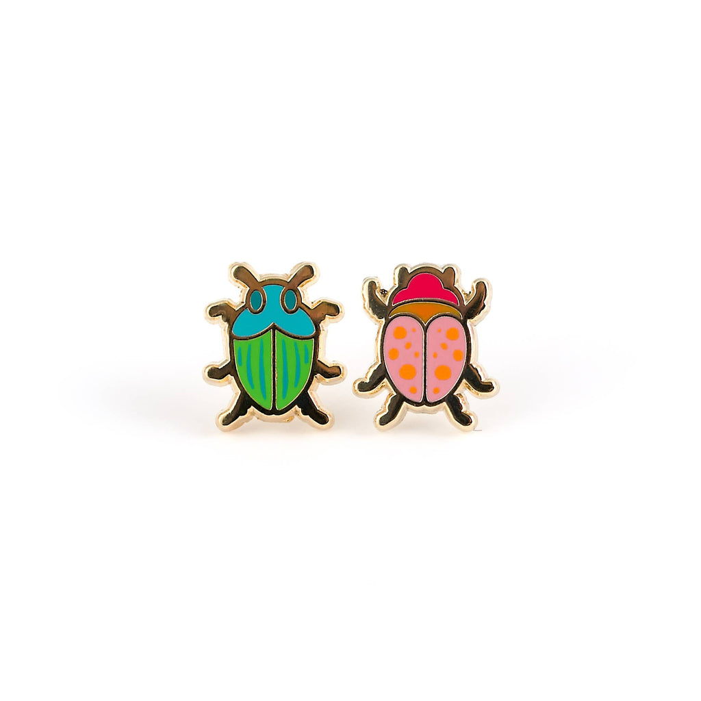 Beetle Earrings
