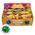 Squishy Sucker Balls, Assorted Colors, Indivdually Packaged