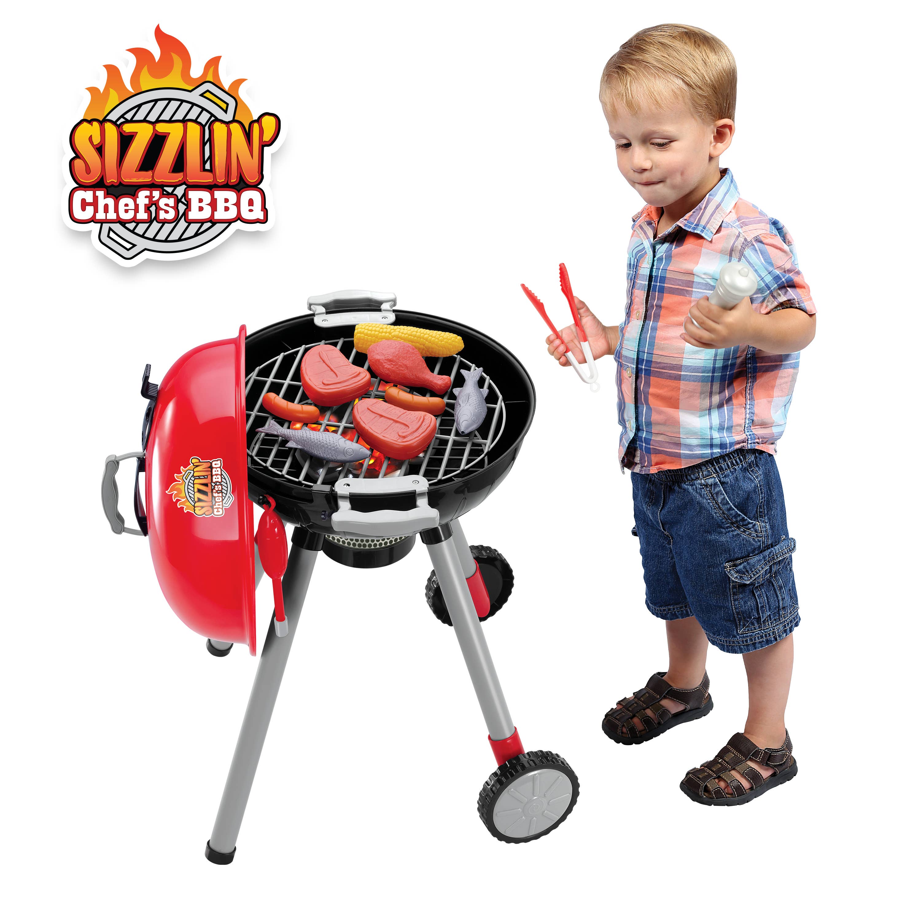 38 Pieces Sizzlin' Chef's BBQ Kids Barbeque Playset