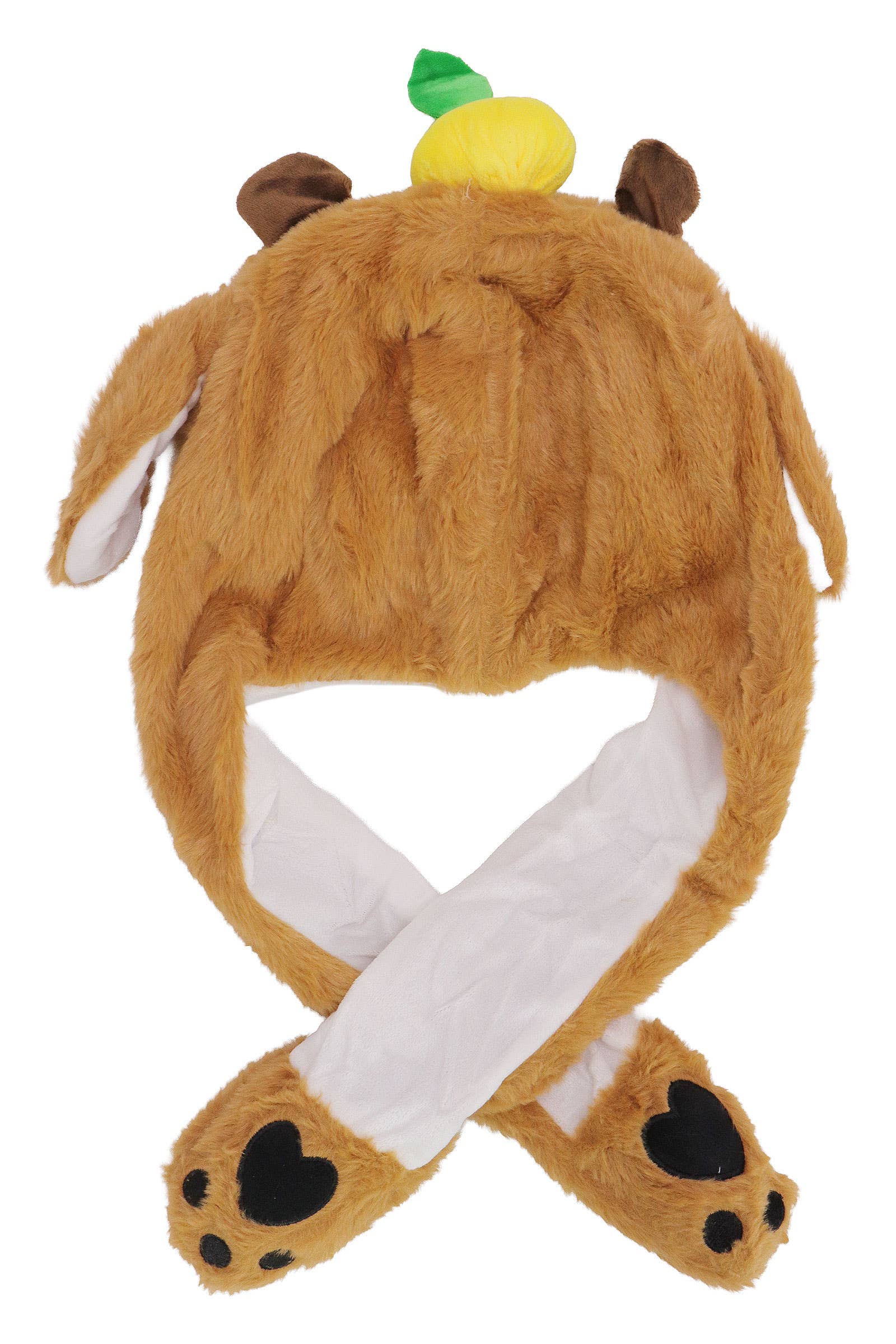 Capybara Led Light-up Ear Moving Fluffy Hat