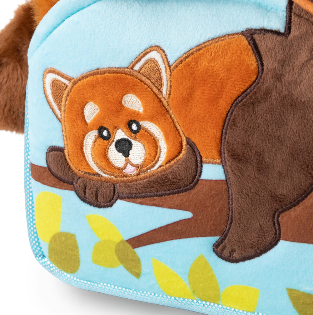Plush Animal Set with Purse -  Red Panda