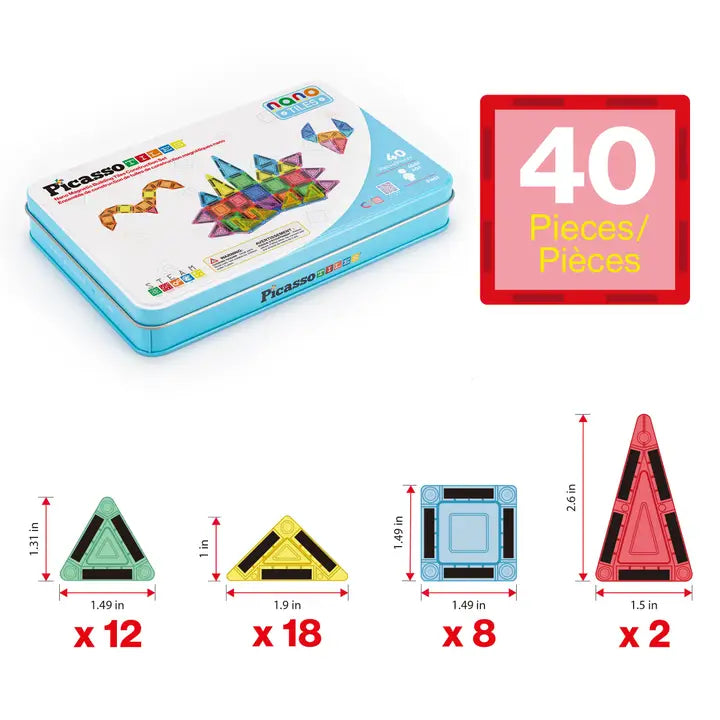Nano Magnetic Tiles travel Set