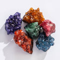 Dyed Amethyst Crystal Clusters