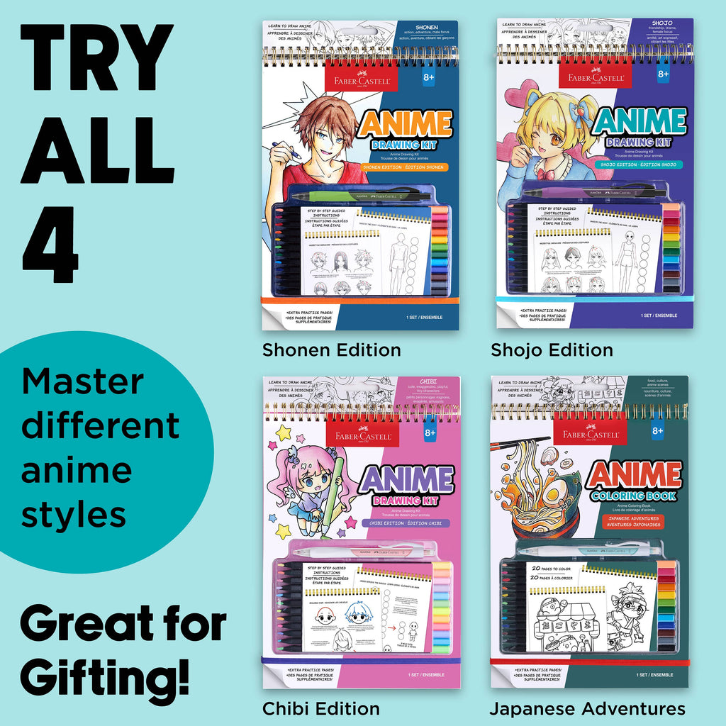 Anime Drawing - Japanese Adventures Edition Coloring Book