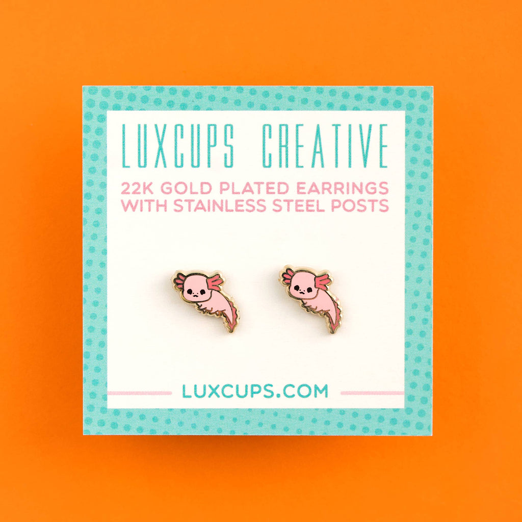 Axolotl Earrings