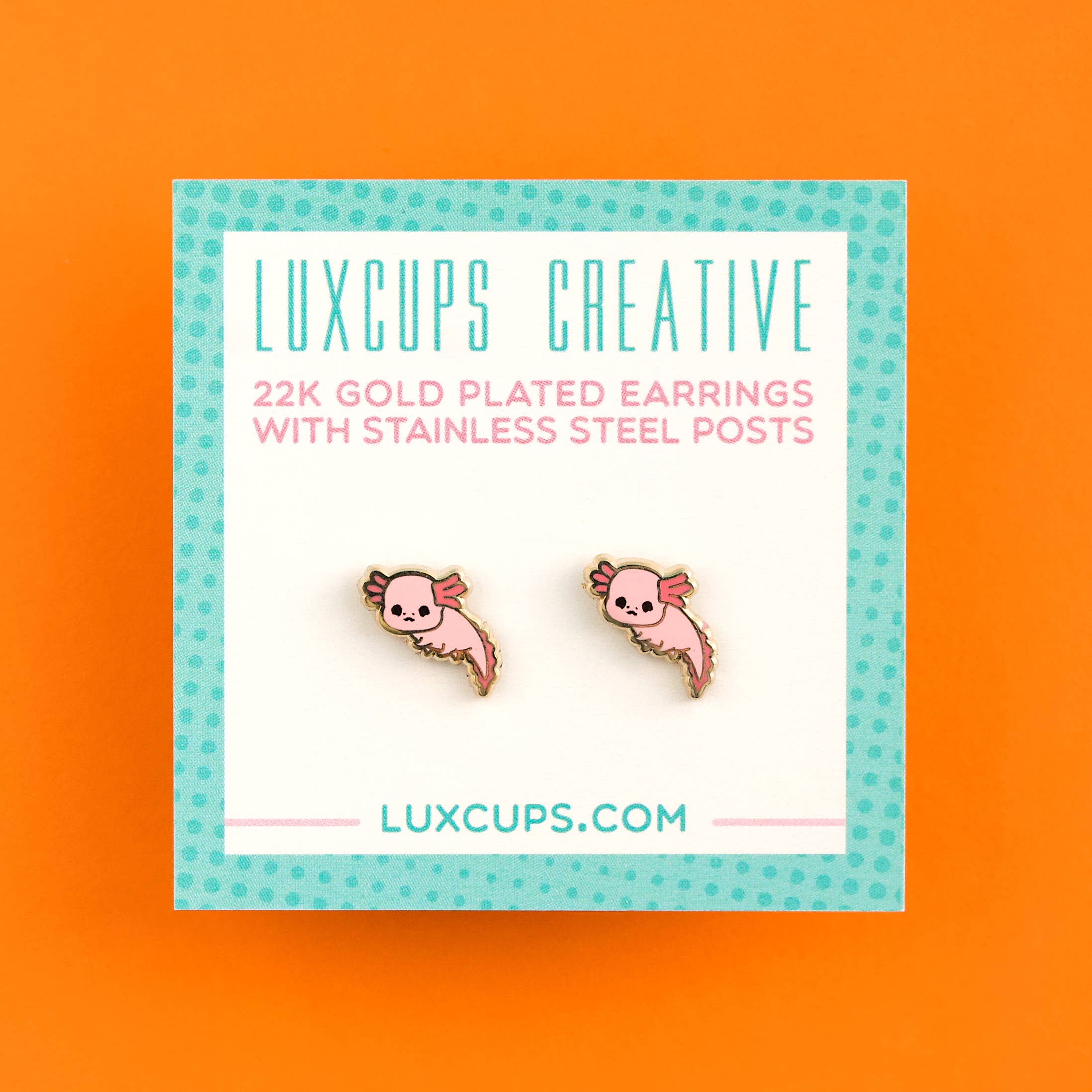Axolotl Earrings