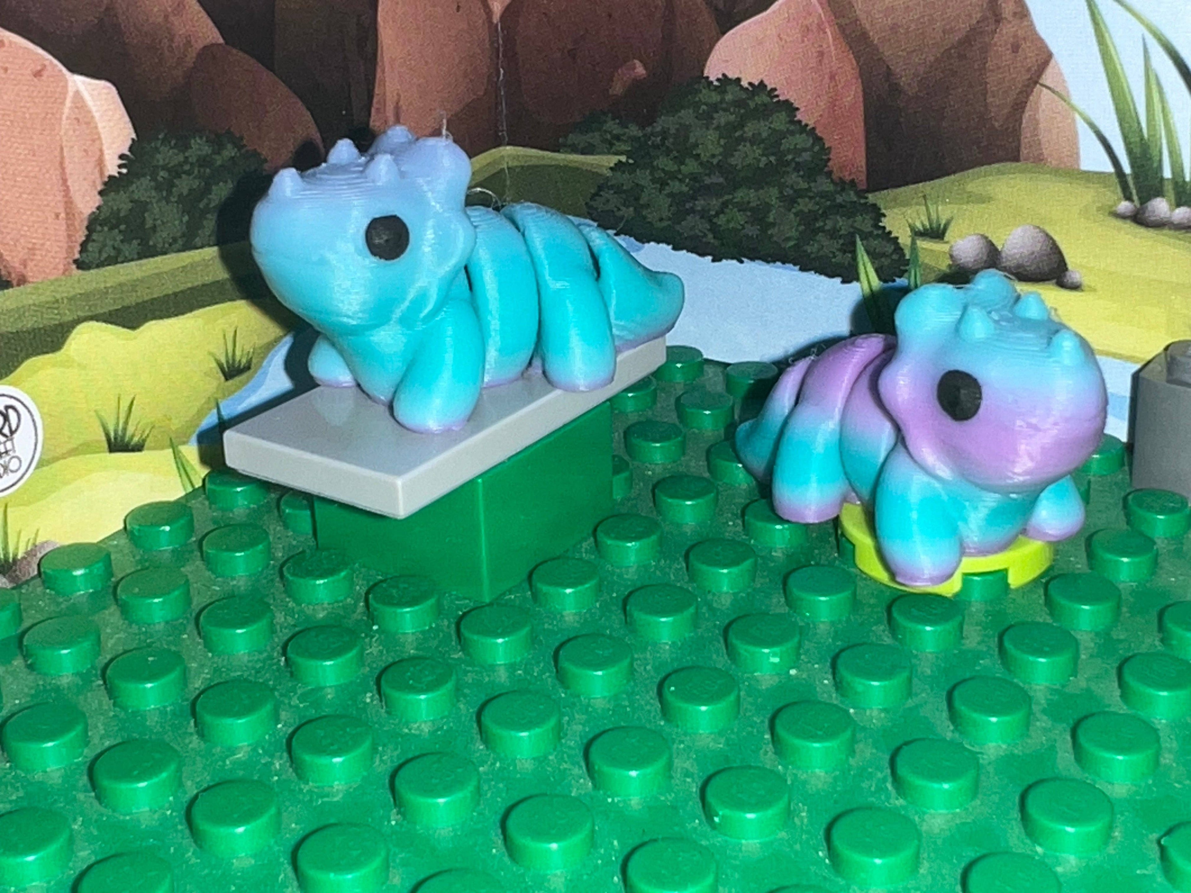Triceratops - Fidget Friend - Includes Play Scene