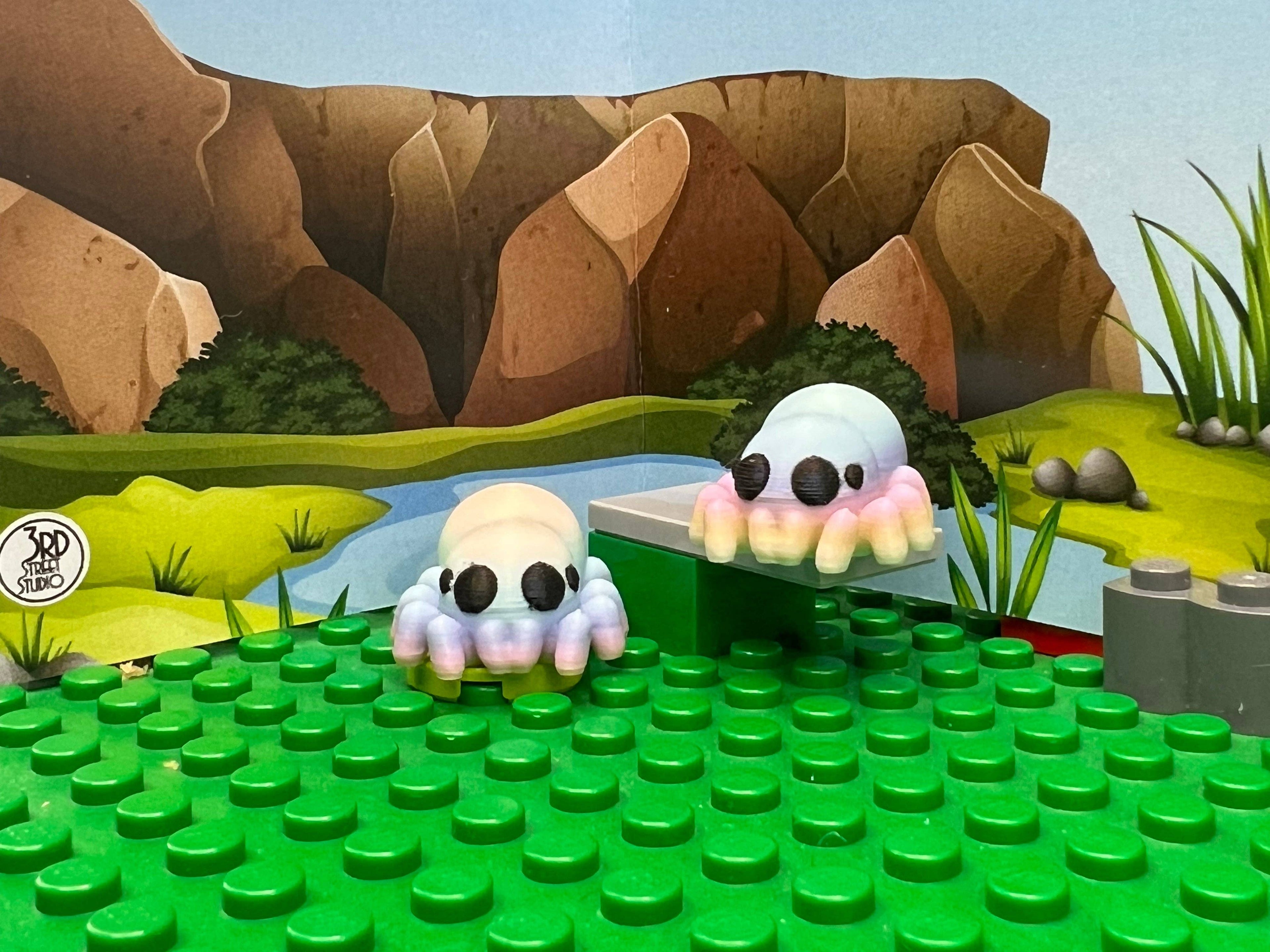 Jumping Spider Fidget Friend - Includes Play Scene