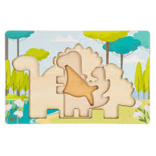 Layered Dino Puzzle