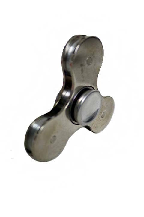 Round Metal Triple Bearing Fidget Spinner