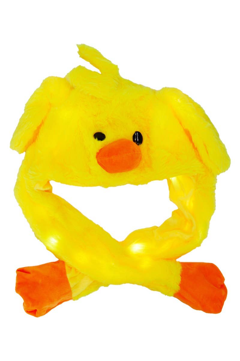 Animal Pals Led Light-up Ear Moving Fluffy Fur Hat