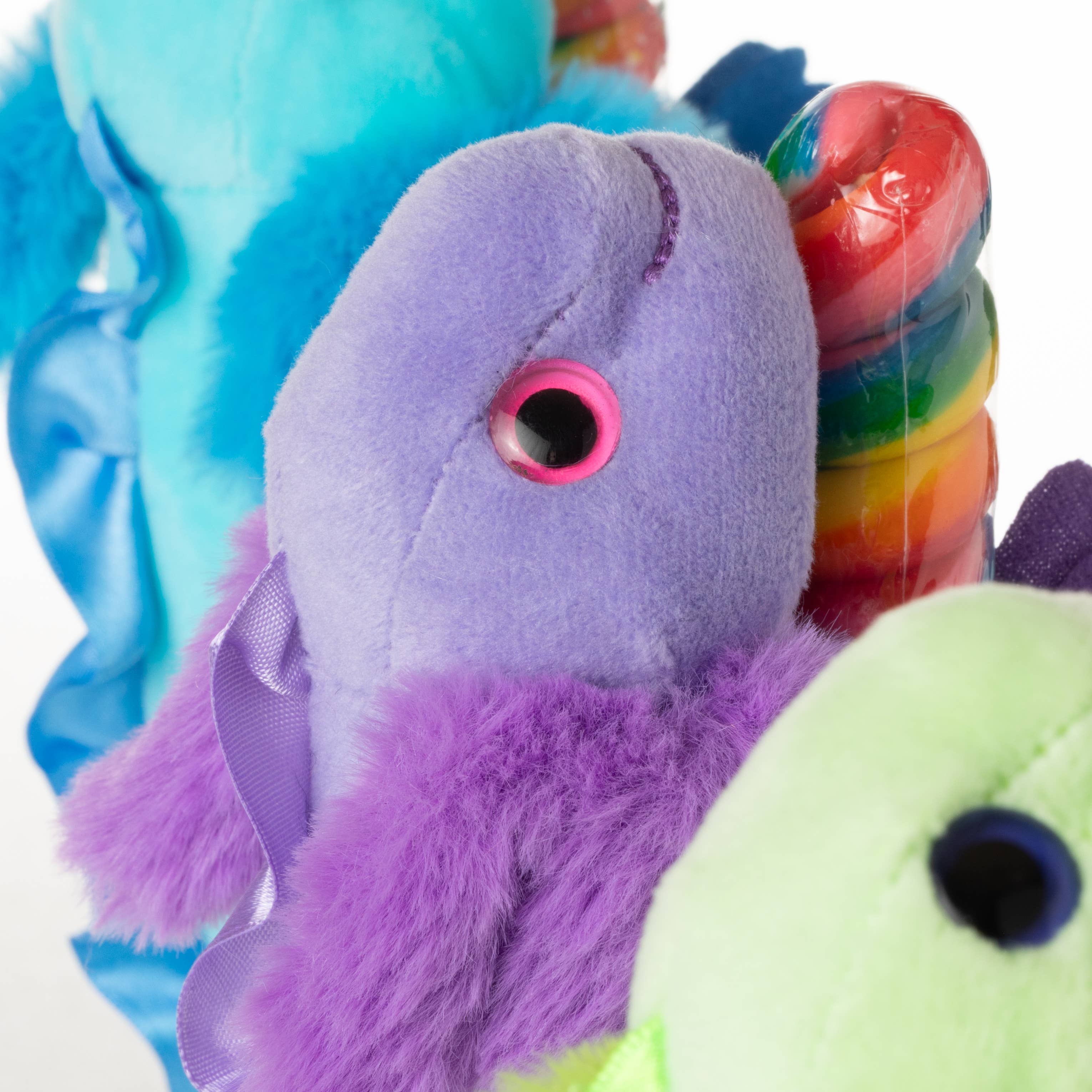 Lollyplush Axolotl Asst Lime, Purple, Turqoise 7" (19cm)