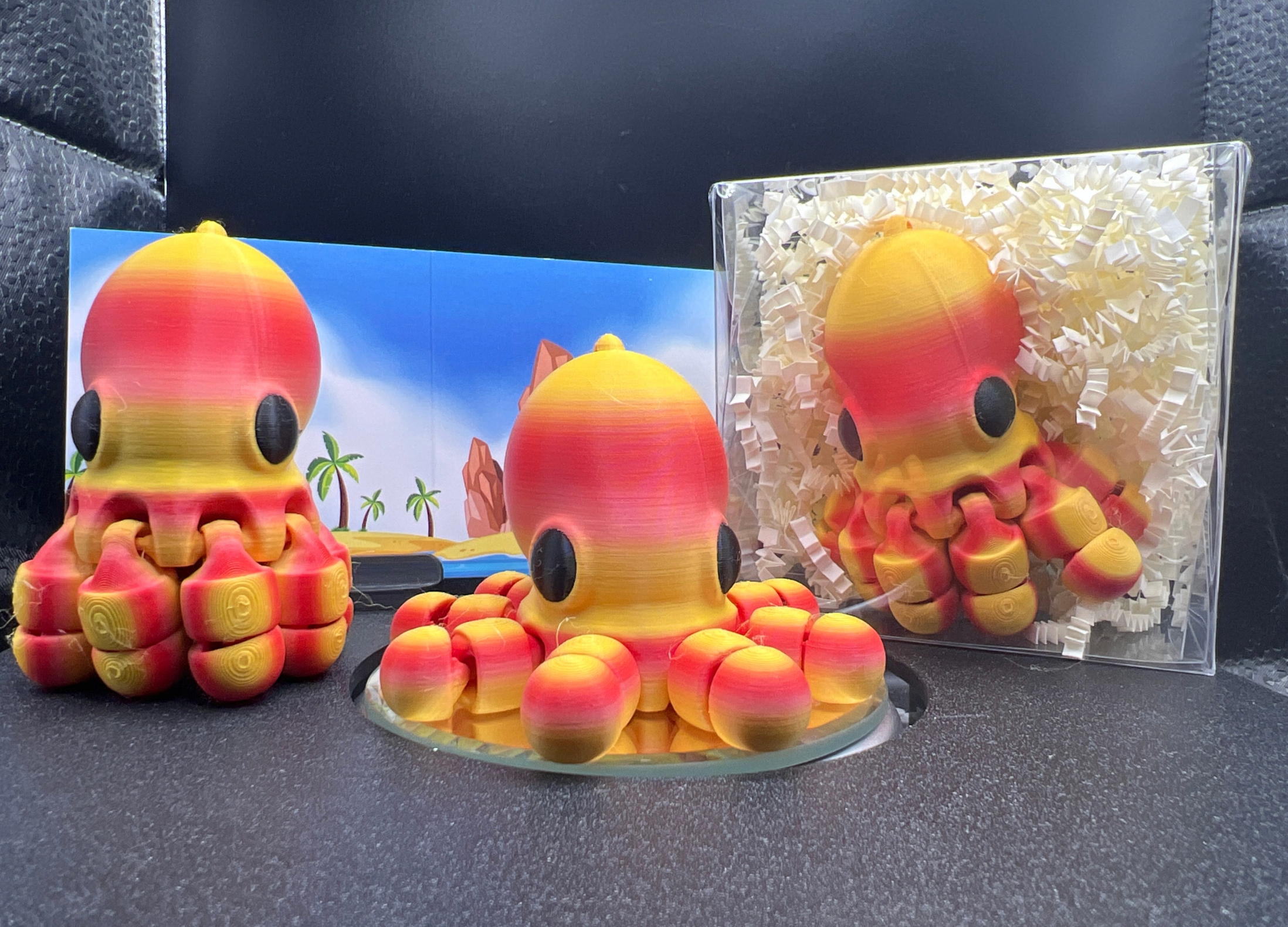 Octopus - Fidget Friend - Includes Play Scene