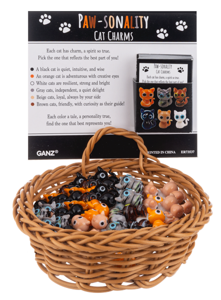 Paw-sonality Cat Charms