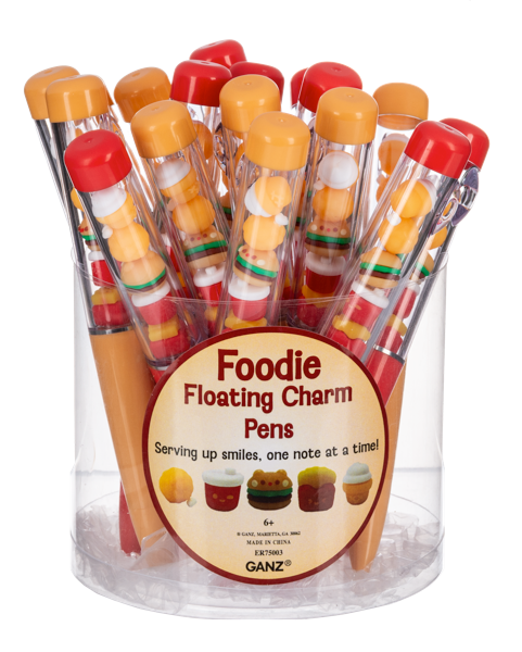 Foodie Floating Charm Pens