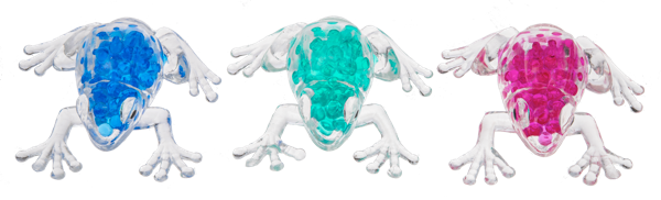 Beaded Squish and Squeeze Frogs
