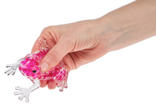 Beaded Squish and Squeeze Frogs