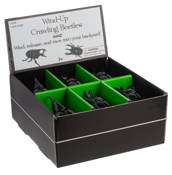 Wind-Up Crawling Beetles