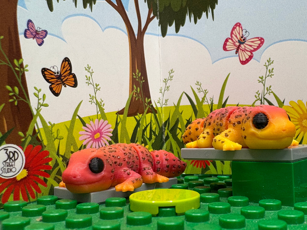 Gecko Fidget Friend - Includes Play Scene