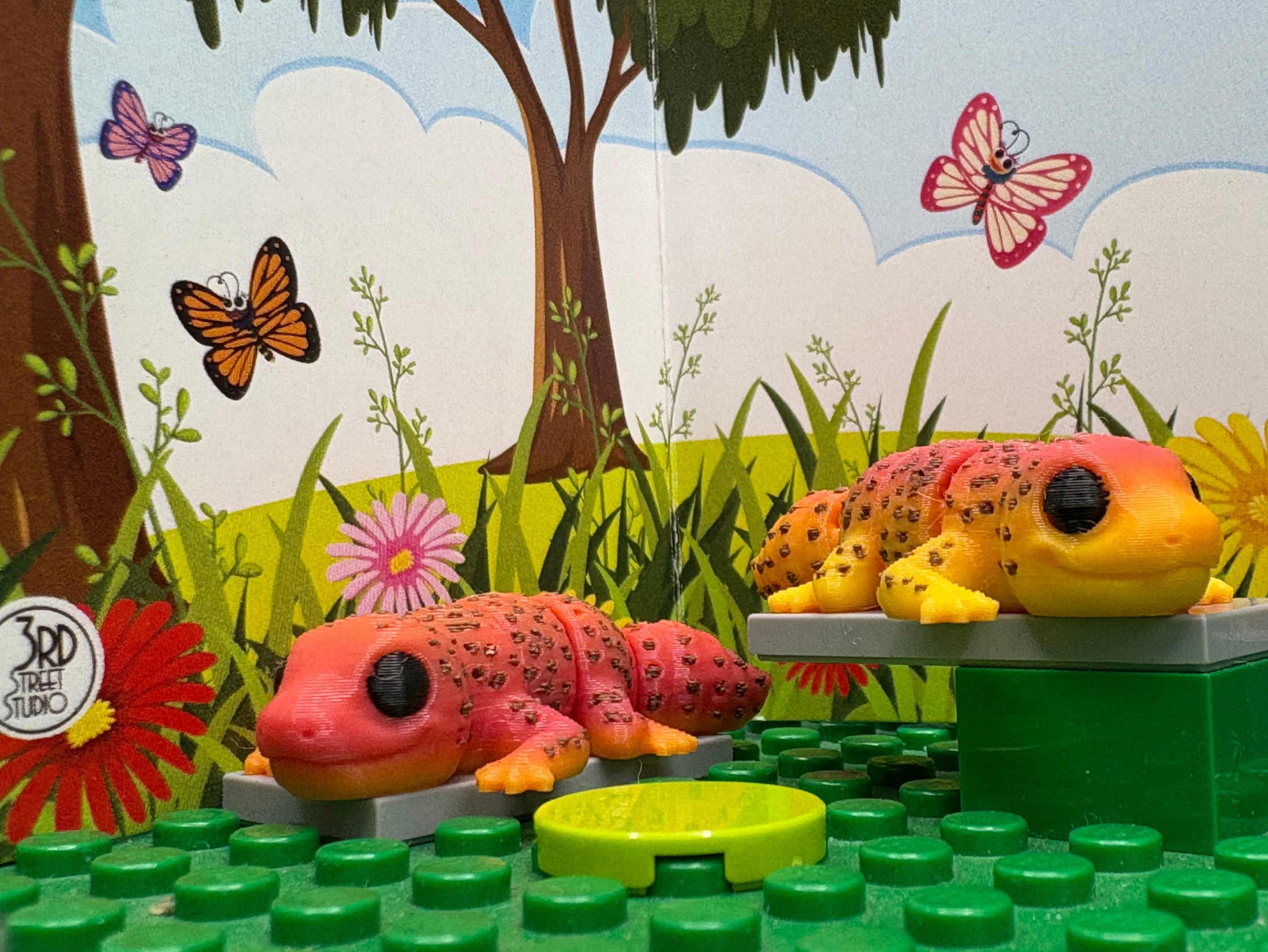Gecko Fidget Friend - Includes Play Scene