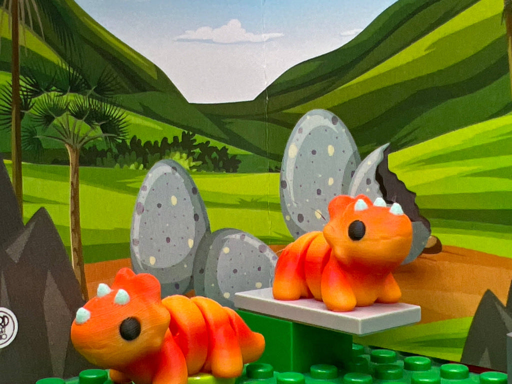 Triceratops - Fidget Friend - Includes Play Scene