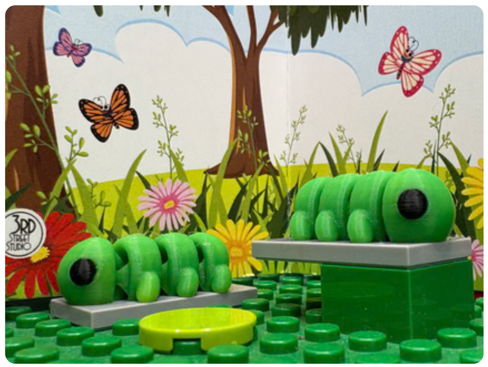 Caterpillar Fidget Friend - Includes Play Scene