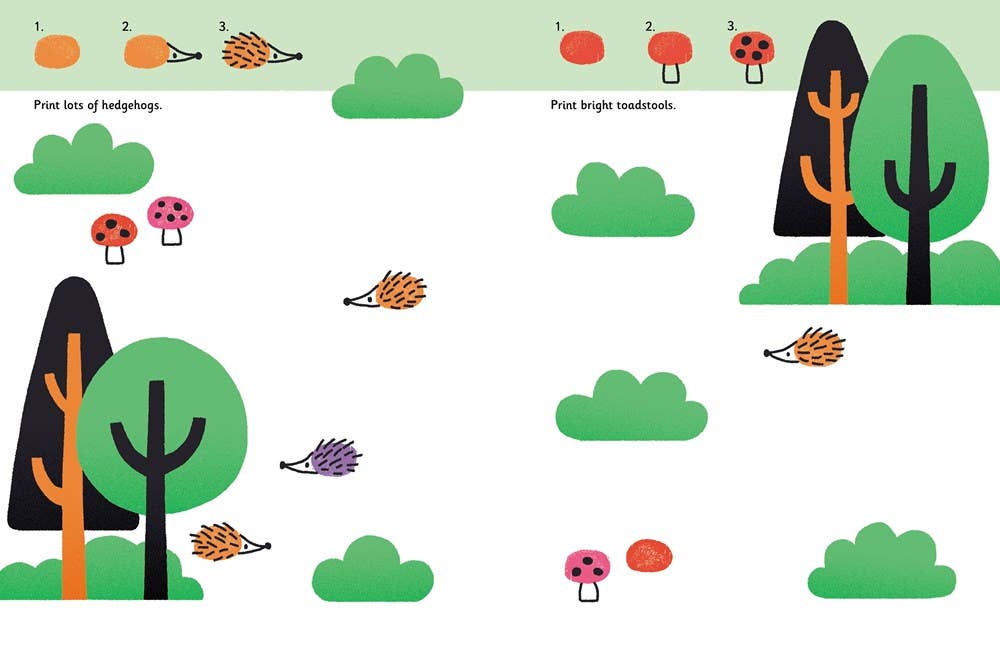 Fingerprint Activities Animals : Usborne