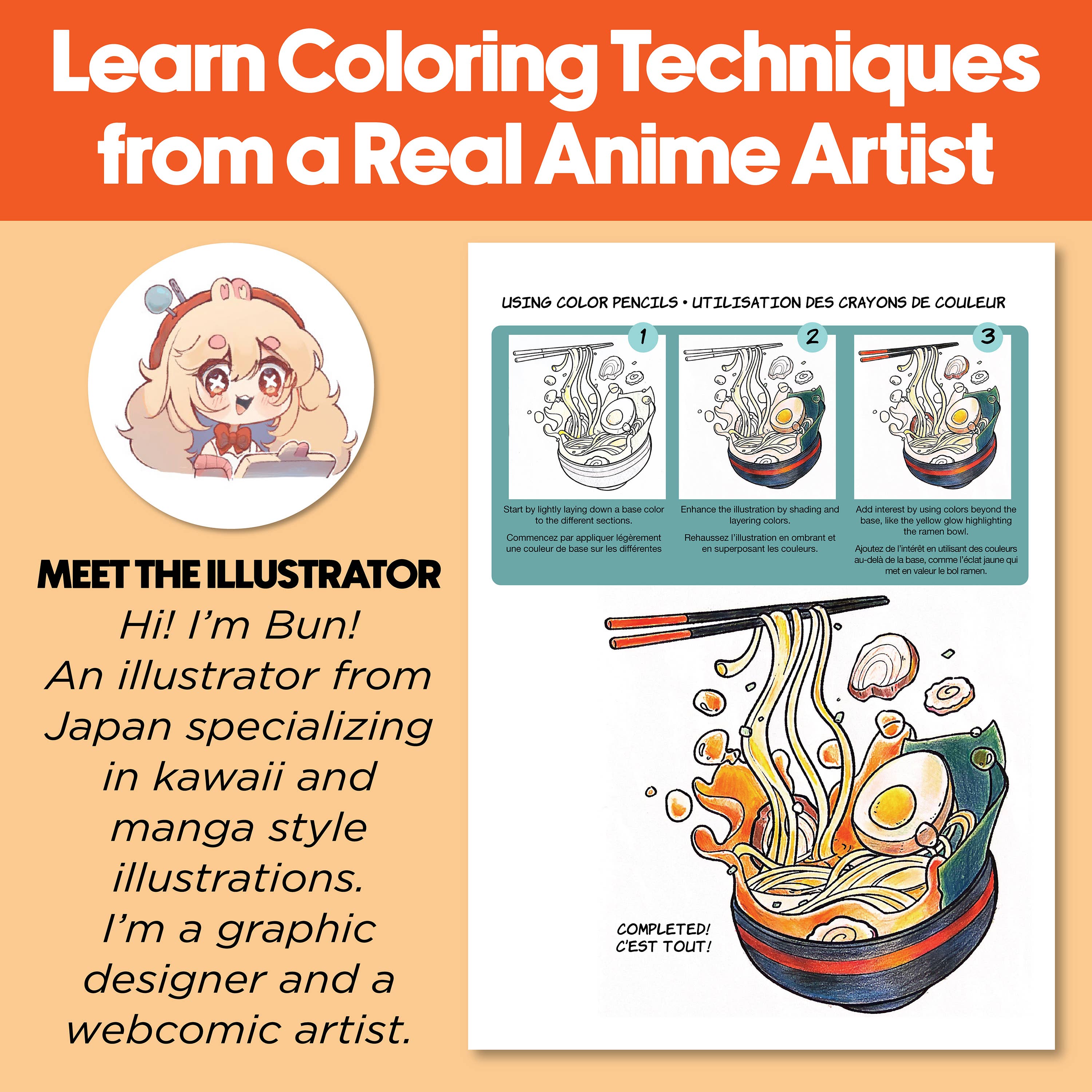 Anime Drawing - Japanese Adventures Edition Coloring Book