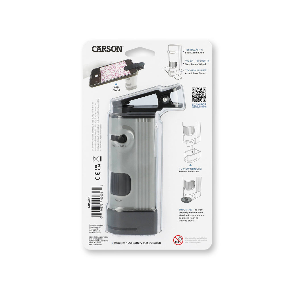 120x-240x Magnification High-Resolution Pocket Microscope