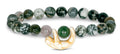 The Wander Bracelet (Sloth): Rainforest Green