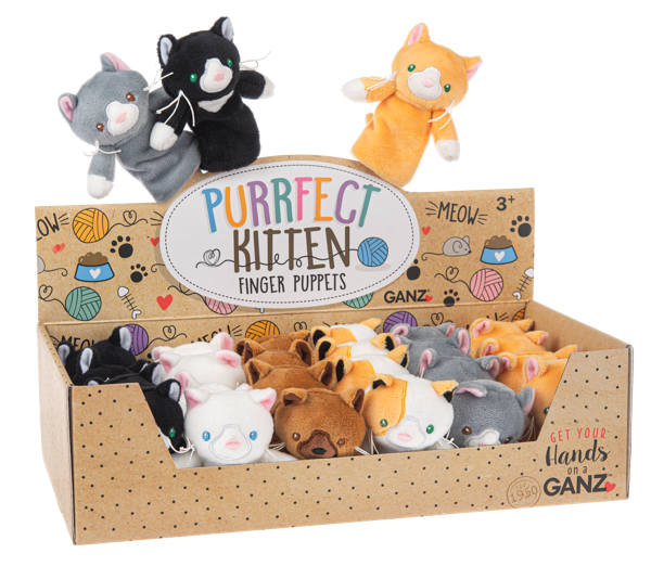 Purrfect Cat Finger Puppets