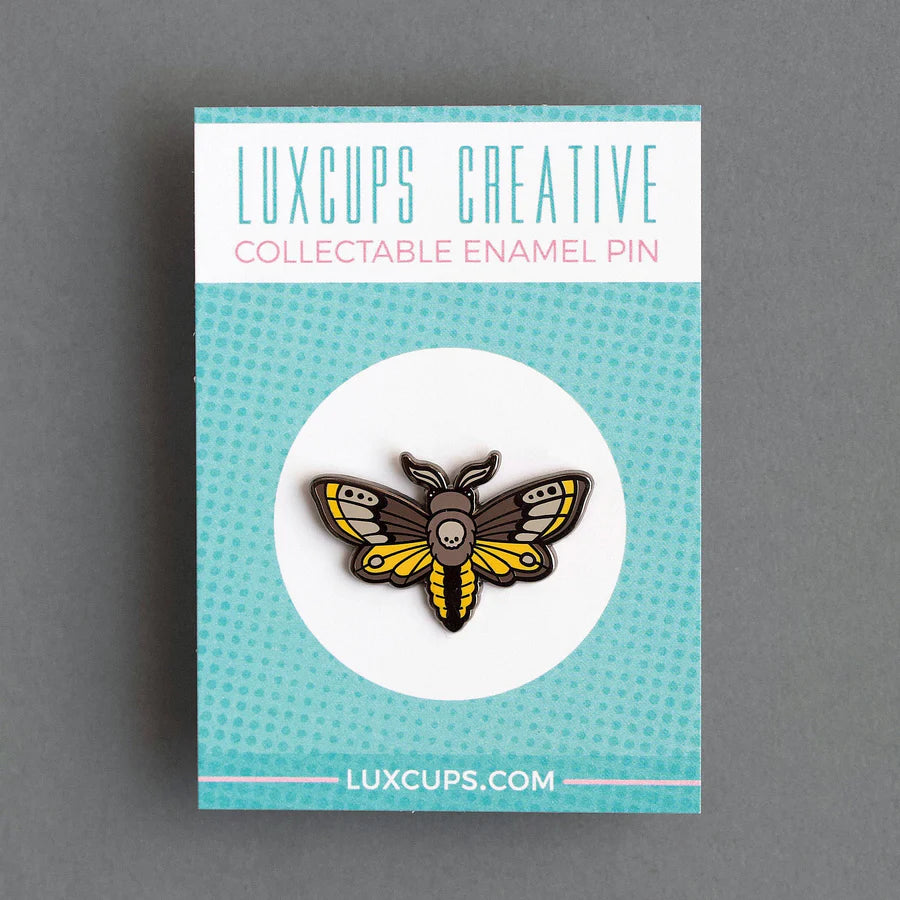 Moth Enamel Pin