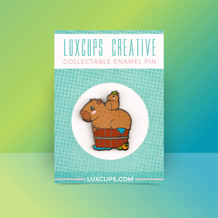 Capybara Cuties Enamel Pin
