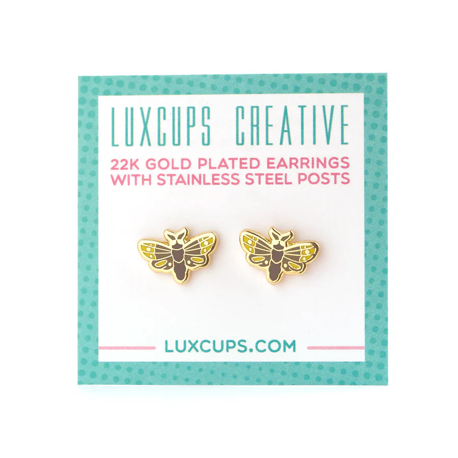Moth Earrings