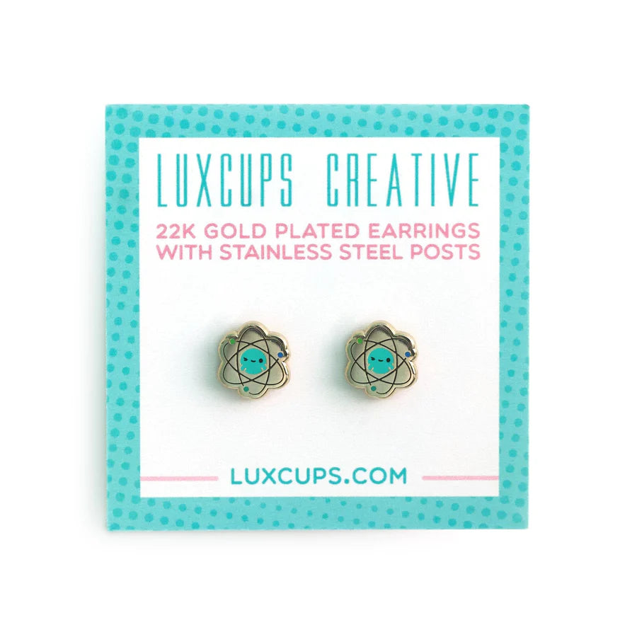 Excited Atom Earrings