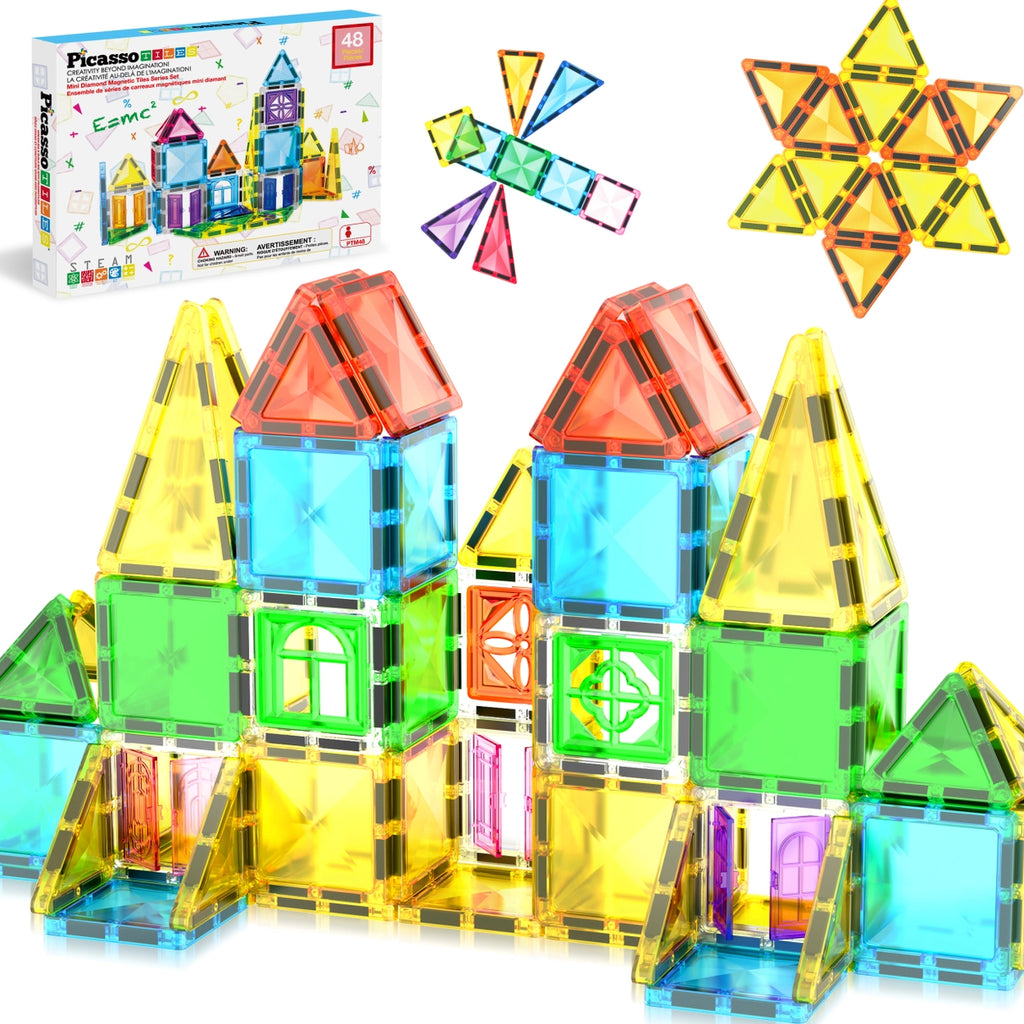 48pc Travel Size Magnetic Tiles