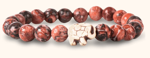 The Expedition Bracelet (Elephant): Desert Stone